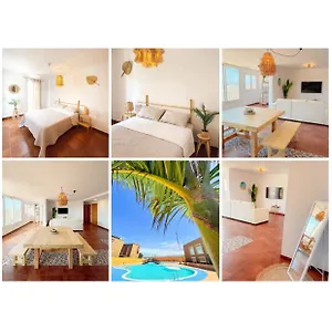 Casa Bamboo Corralejo, Relax, Piscina Y Parking Privado Appartamento